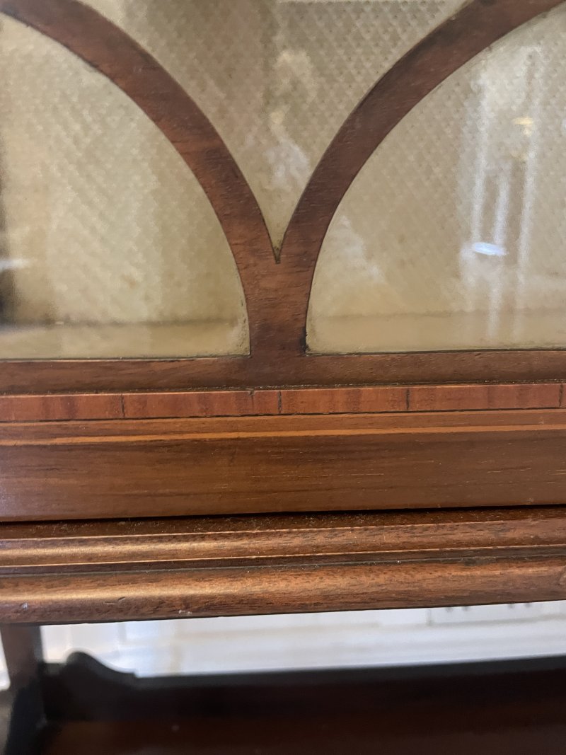 Antique Edwardian Superb Quality Inlaid Mahogany Display Cabinet - Image 10